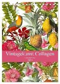 Vintagekunst Collagen (Tischkalender 2024 DIN A5 hoch), CALVENDO Monatskalender - Christine B-B Müller