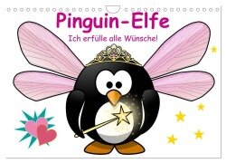 Pinguin-Elfe (Wandkalender 2025 DIN A4 quer), CALVENDO Monatskalender - Elisabeth Stanzer