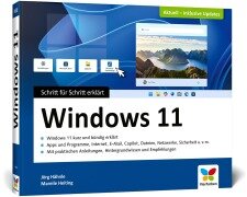 Cover-Bild zum Titel 'Windows 11 - Schritt für Schritt erklärt.' von 'Jörg Hähnle, Mareile Heiting'