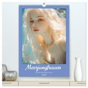 Meerjungfrauen - Bezaubernde Wasserwesen (hochwertiger Premium Wandkalender 2026 DIN A2 hoch), Kunstdruck in Hochglanz - Liselotte Brunner-Klaus