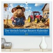 Der tierisch lustige Bauern-Kalender (hochwertiger Premium Wandkalender 2025 DIN A2 quer), Kunstdruck in Hochglanz - Peter Rübsamen
