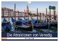 Die Attraktionen von Venedig (Wandkalender 2024 DIN A4 quer), CALVENDO Monatskalender - Melanie Viola