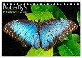 Butterfly's - Schmetterlinge für Zuhause (Tischkalender 2024 DIN A5 quer), CALVENDO Monatskalender - Uwe Bade