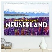 Naturschauspiel Neuseeland (hochwertiger Premium Wandkalender 2026 DIN A2 quer), Kunstdruck in Hochglanz - Happy Monkey