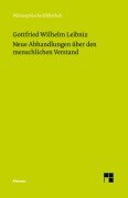 Cover-Bild zum Titel 'Neue Abhandlungen über den menschlichen Verstand' von 'Gottfried Wilhelm Leibniz'