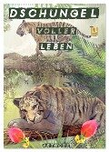 Dschungel voller Leben - Artwork (Wandkalender 2024 DIN A2 hoch), CALVENDO Monatskalender - Liselotte Brunner-Klaus