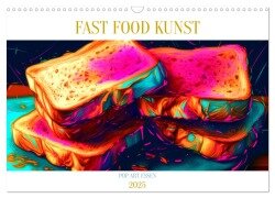 FAST FOOD KUNST (Wandkalender 2025 DIN A3 quer), CALVENDO Monatskalender - Tim Alberts