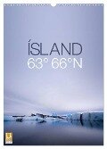 ÍSLAND 63° 66° N (Wandkalender 2024 DIN A3 hoch), CALVENDO Monatskalender - Frank Paul Kaiser