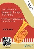 (piano part) Sonata in F major - Contrabass Tuba and Piano - Angelo Piazzini, Georg Philipp Telemann