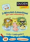 Leseprofi - 2-Minuten-Leserätsel: Mein erster Lesewortschatz. Lauter Lieblingstiere - Ulrike Holzwarth-Raether, Ute Müller-Wolfangel