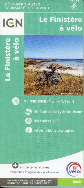 Le Finistère à vélo 1:100 000 - 