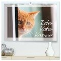Roter Kater Kasimir (hochwertiger Premium Wandkalender 2025 DIN A2 quer), Kunstdruck in Hochglanz - Sabine Löwer