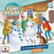Cover-Bild zum Titel 'Fünf Freunde Junior 13: Der Schneemann-Wettbewerb / Wal in Not' von ''