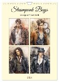 Steampunk Boys. Verwegene Männlichkeit (Wandkalender 2025 DIN A4 hoch), CALVENDO Monatskalender - Rose Hurley
