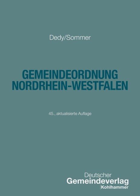 Gemeindeordnung Nordrhein-Westfalen - 