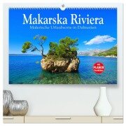 Makarska Riviera - Malerische Urlaubsorte in Dalmatien (hochwertiger Premium Wandkalender 2025 DIN A2 quer), Kunstdruck in Hochglanz - LianeM LianeM