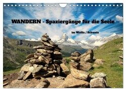 Cover-Bild zum Titel 'WANDERN - Spaziergänge für die Seele im Wallis / Schweiz (Wandkalender 2026 DIN A4 quer), CALVENDO Monatskalender' von 'Susan Michel'