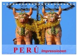 Perú. Impressionen (Tischkalender 2025 DIN A5 quer), CALVENDO Monatskalender - Elisabeth Stanzer