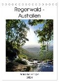 Regenwald - Australien (Tischkalender 2024 DIN A5 hoch), CALVENDO Monatskalender - Franziska Hoppe
