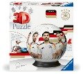 Ravensburger 3D Puzzle 11588 - Puzzle-Ball DFB - Puzzleball für Fans der deutschen Nationalmannschaft und der EM2024 - für große und kleine Fußball-Fans ab 6 Jahren - 