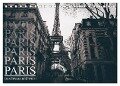 Paris - in schwarz und weiss (Tischkalender 2024 DIN A5 quer), CALVENDO Monatskalender - Christian Lindau