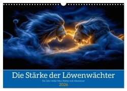 Die Stärke der Löwenwächter (Wandkalender 2026 DIN A3 quer), CALVENDO Monatskalender - Steffen Gierok-Latniak