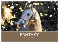 FANTASY Pferde Horses Caballos (Wandkalender 2025 DIN A3 quer), CALVENDO Monatskalender - Petra Eckerl Tierfotografie