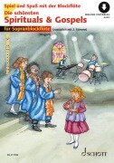 Cover-Bild zum Titel 'Die schönsten Spirituals & Gospels sehr leicht bearbeitet. 1-2 Sopran-Blockflöten.' von ''