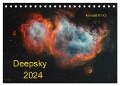 Deepsky 2024 (Tischkalender 2024 DIN A5 quer), CALVENDO Monatskalender - Reinhold Wittich