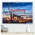 Hamburg City Vibes (hochwertiger Premium Wandkalender 2024 DIN A2 quer), Kunstdruck in Hochglanz - Jürgen Muß
