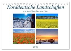 Norddeutsche Landschaften (Tischkalender 2025 DIN A5 quer), CALVENDO Monatskalender - Joachim Hasche