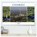 Chemnitz - Von Oben Nach Unten (hochwertiger Premium Wandkalender 2024 DIN A2 quer), Kunstdruck in Hochglanz - Heike Hultsch