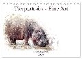 Tierportraits - Fine Art (Tischkalender 2024 DIN A5 quer), CALVENDO Monatskalender - Kirsten Und Holger Karius