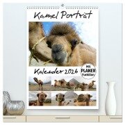 Cover-Bild zum Titel 'Kamel Porträt (hochwertiger Premium Wandkalender 2026 DIN A2 hoch), Kunstdruck in Hochglanz' von 'Sven Gruse'