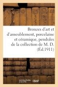 Cover-Bild zum Titel 'Bronzes d'Art Et d'Ameublement, Porcelaine Et Céramique, Pendules, Objets Variés, Tableaux, Meubles' von 'Georges Guillaume'