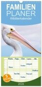 Cover-Bild zum Titel 'Familienplaner 2026 - Wildtierkalender mit 5 Spalten (Wandkalender, 21 x 45 cm) CALVENDO' von 'Christoph Schaarschmidt'