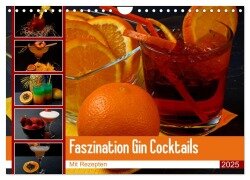 Faszination Gin Cocktails (Wandkalender 2025 DIN A4 quer), CALVENDO Monatskalender - Babetts Bildergalerie - Babett Paul