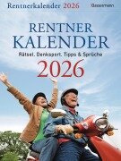 Cover-Bild zum Titel 'Rentnerkalender 2026. Der beliebte Abreißkalender bringt Schwung in den Ruhestand' von 'Brigitte Beck, Eberhard Krüger'