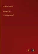 Cover-Bild zum Titel 'November' von 'Gustave Flaubert'