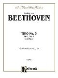 Piano Trio No. 3 -- Op. 1, No. 3 - Ludwig van Beethoven