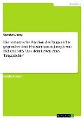 Die romantische Position des Taugenichts gegenüber dem Philistertum in Joseph von Eichendorffs "Aus dem Leben eines Taugenichts" - Gordon Jung