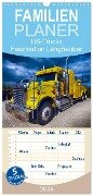 Familienplaner 2024 - US-Trucks. Faszination Langhauber mit 5 Spalten (Wandkalender, 21 x 45 cm) CALVENDO - Elisabeth Stanzer