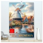 Windmühlen - Im Wind der Zeit (hochwertiger Premium Wandkalender 2026 DIN A2 hoch), Kunstdruck in Hochglanz - Peter Roder