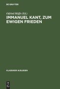 Cover-Bild zum Titel 'Immanuel Kant, zum ewigen Frieden' von ''