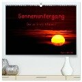 Sonnenuntergang (hochwertiger Premium Wandkalender 2024 DIN A2 quer), Kunstdruck in Hochglanz - Sabine Schmidt