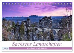 Sachsens Landschaften (Tischkalender 2026 DIN A5 quer), CALVENDO Monatskalender - Mario Koch Fotografie