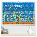 Magdeburg - Neues Bauen - Moderne - Bauhaus (hochwertiger Premium Wandkalender 2024 DIN A2 quer), Kunstdruck in Hochglanz - Michael Schulz-Dostal