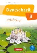 Cover-Bild zum Titel 'Deutschzeit 8. Schuljahr - Östliche Bundesländer und Berlin - Arbeitsheft mit interaktiven Übungen auf scook.de' von 'Renate Gross, Franziska Jaap, Anne Jansen, Sophie Porzelt, Toka-Lena Rusnok'
