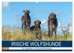 Irische Wolfshunde (Wandkalender 2025 DIN A2 quer), CALVENDO Monatskalender - Annett Mirsberger