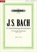 15 zweistimmige Inventionen - Johann Sebastian Bach